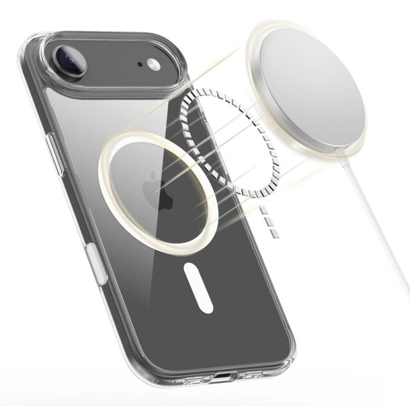 Funda Tech-Protect Flexair Hybrid CC MagSafe para Apple iPhone Air, transparente