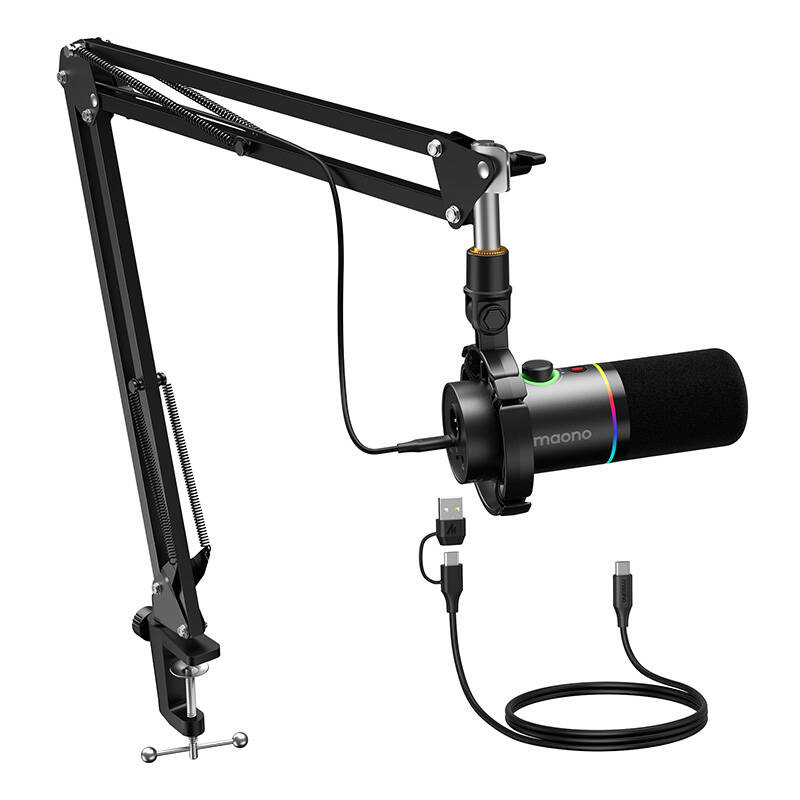 Micrófono dinámico Maono PD200XS, negro