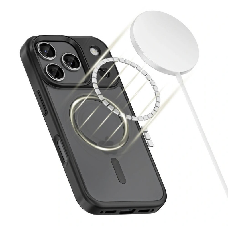 Funda Tech-Protect Magmat MagSafe para Apple iPhone 17 Pro, negro mate