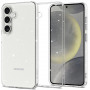Funda Tech-Protect FlexAir para Samsung Galaxy S25, transparente con purpurina