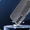 Funda Tech-Protect FlexAir para Samsung Galaxy S25, transparente con purpurina