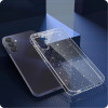 Funda Tech-Protect FlexAir para Samsung Galaxy S25, transparente con purpurina