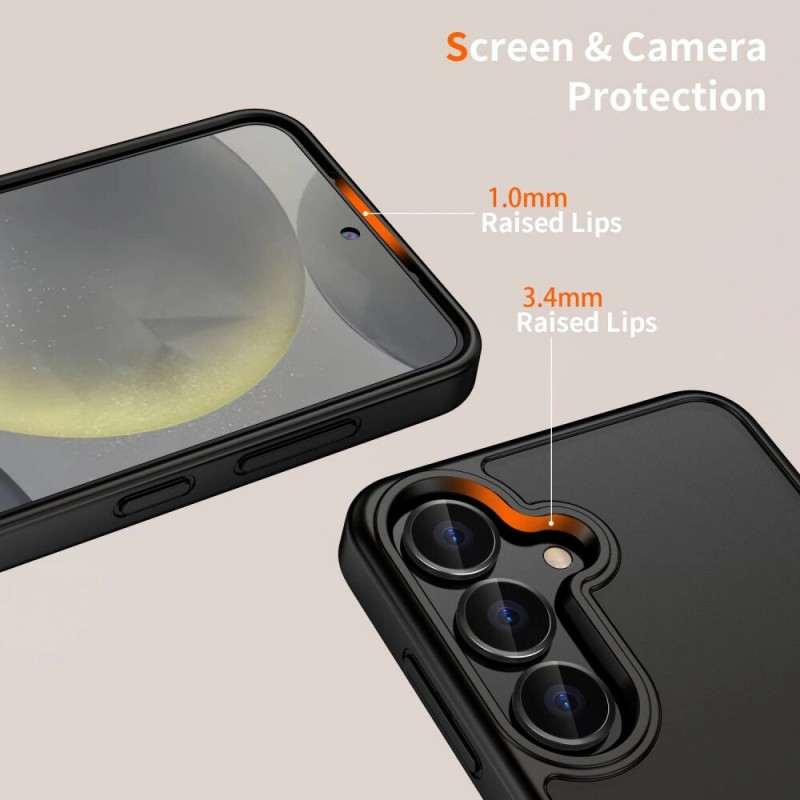 Funda Tech-Protect Magmat para Samsung Galaxy S25, negro mate