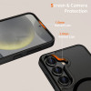 Funda Tech-Protect Magmat MagSafe para Samsung Galaxy S25, negro mate