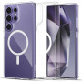 Funda Tech-Protect Flexair Hybrid MagSafe para Samsung Galaxy S25 Ultra, transparente