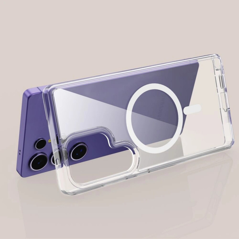 Funda Tech-Protect Flexair Hybrid MagSafe para Samsung Galaxy S25 Ultra, transparente