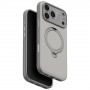 Funda UNIQ Elix para Apple iPhone 18 Pro Max / 17 Pro Max, soporte giratorio 360, gris claro