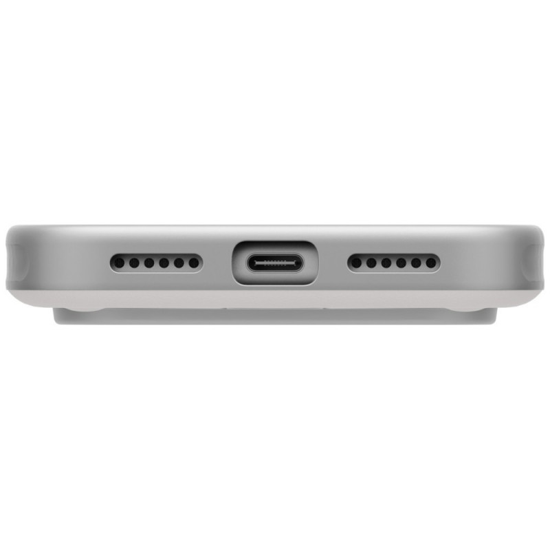Funda UNIQ Elix para Apple iPhone 18 Pro Max / 17 Pro Max, soporte giratorio 360, gris claro