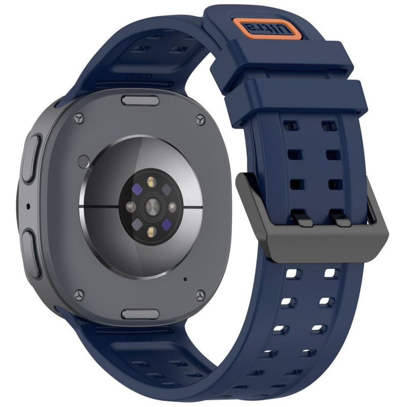 Correa de silicona Tech-Protect Silicone Air para Samsung Galaxy Watch 8 / 9 / Classic 40 / 44 / 46 mm, azul marino