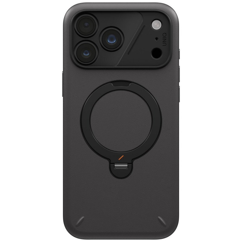 Funda UNIQ Elix para Apple iPhone 18 Pro Max / 17 Pro Max, soporte giratorio 360, gris