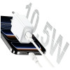 Cargador de pared USAMS CC326 T69 USB-A, 10,5 W, 2,1 A, blanco