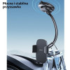 Soporte de coche para salpicadero USAMS US-ZJ065 con ventosa, negro (ZJ065ZJ01)