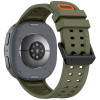Correa de silicona Tech-Protect Silicone Air para Samsung Galaxy Watch 8 / 9 / Classic 40 / 44 / 46 mm, verde oliva