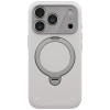 Funda UNIQ Elix para Apple iPhone 18 Pro / 17 Pro, soporte giratorio 360, gris claro