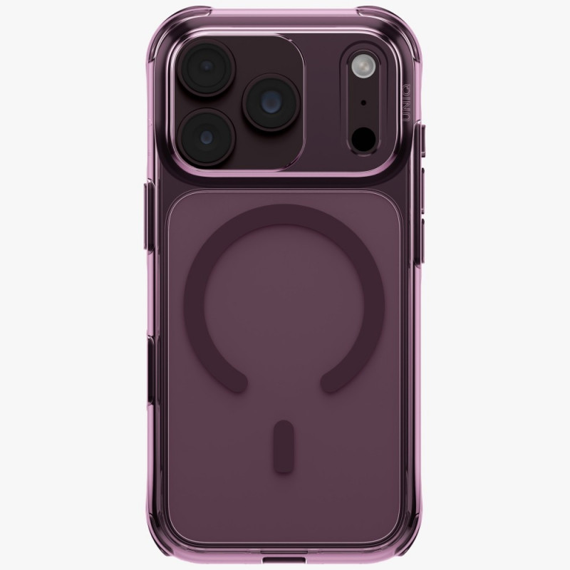 Funda UNIQ LifePro Xtreme para Apple iPhone 18 Pro / 17 Pro, carga Magclick, burdeos