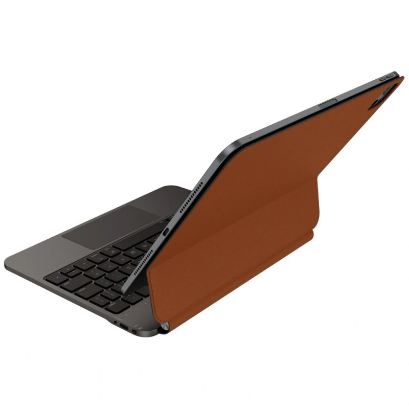 Funda inteligente magnética UNIQ Venno Pro con teclado para Apple iPad Air 11 2024/2025, iPad Air 10.9 2022/2020, iPad Pro 11 2022/2021, caramelo