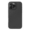Funda UNIQ Lino Hue para Apple iPhone 16 Pro, carga Magclick, gris carbón