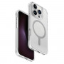Funda UNIQ LifePro Xtreme para Apple iPhone 16 Pro, carga MagClick, transparente escarchado, transparente