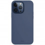 Funda UNIQ Lino Hue para Apple iPhone 15 Pro Max, carga MagClick, azul marino