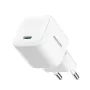 Cargador de viaje GaN Joyroom TCG08 (JR-TCG08), USB-C, 20W, PD 3.0, QC 3.0, blanco
