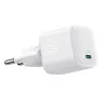 Cargador de viaje GaN Joyroom TCG08 (JR-TCG08), USB-C, 20W, PD 3.0, QC 3.0, blanco