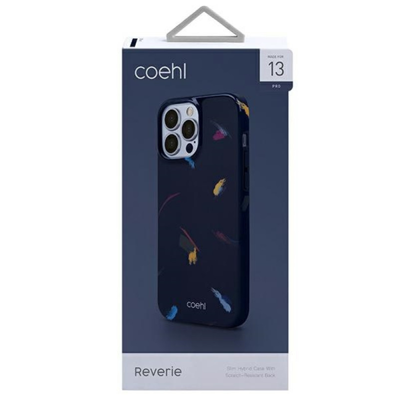 Funda UNIQ Coehl Reverie para Apple iPhone 13 Pro, azul prusiano