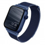 Correa de acero inoxidable UNIQ Dante para Apple Watch 4/5/6/7/SE 40/41 mm, azul marino