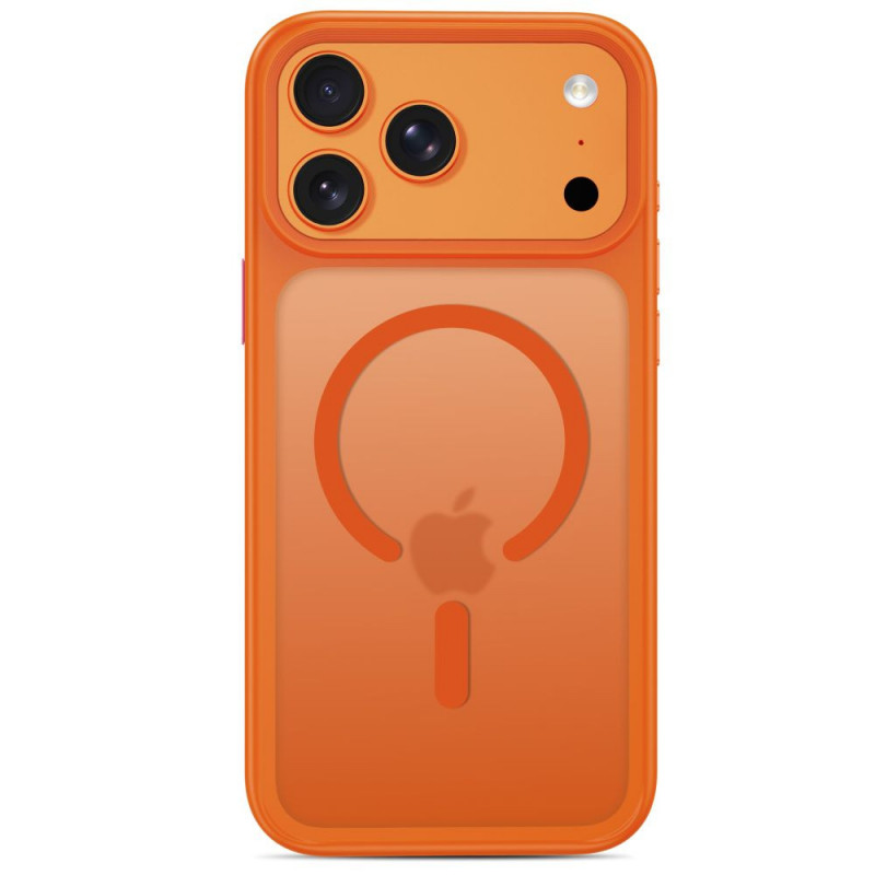 Funda Tech-Protect Magmat MagSafe CC para Apple iPhone 17 Pro / 18 Pro, naranja cósmico mate