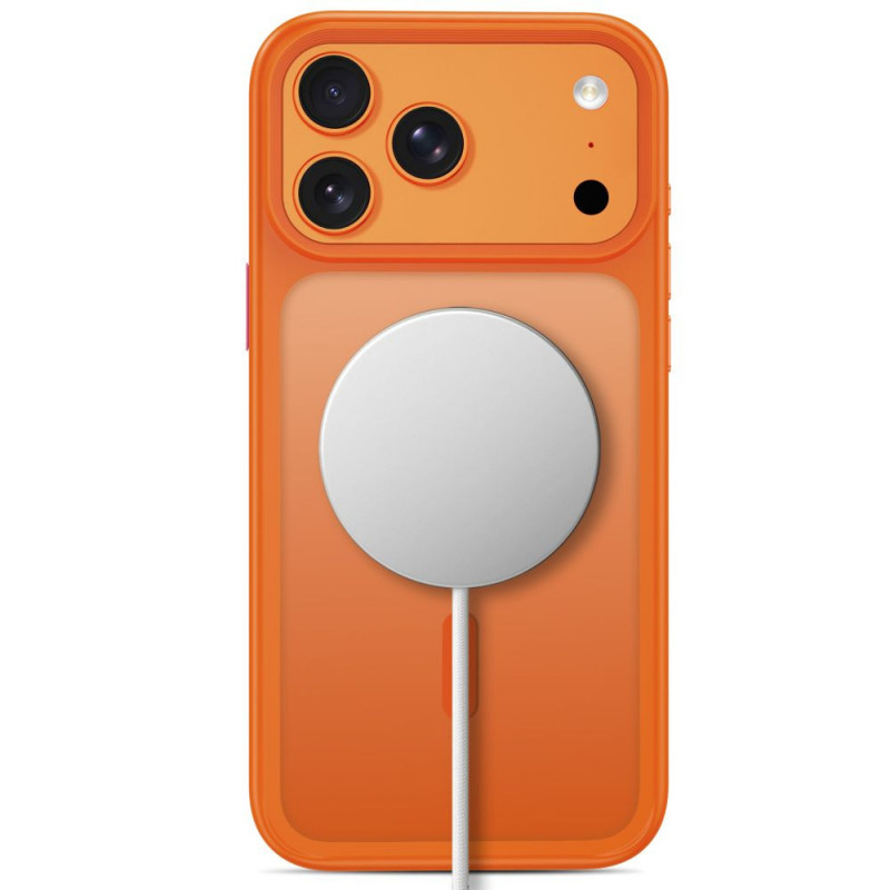 Funda Tech-Protect Magmat MagSafe CC para Apple iPhone 17 Pro Max / 18 Pro Max, naranja cósmico mate