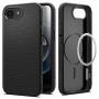 Funda Spigen Liquid Air Mag MagSafe para Apple iPhone 17e / 16e, negro mate