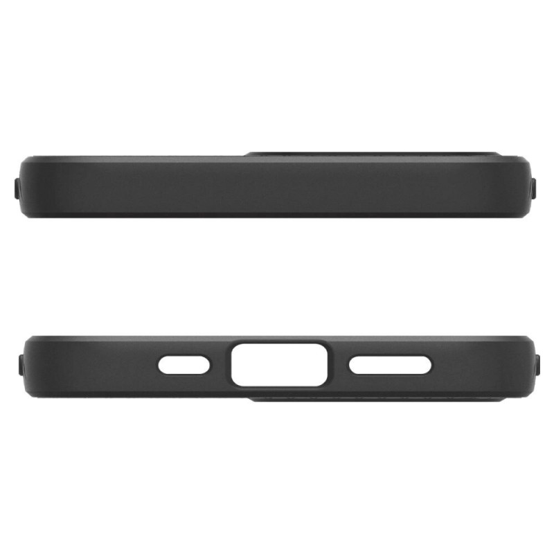 Funda Spigen Liquid Air Mag MagSafe para Apple iPhone 17e / 16e, negro mate