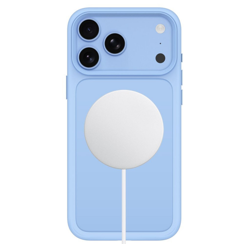 Funda Tech-Protect Magmat MagSafe CC para Apple iPhone 17 Pro Max / 18 Pro Max, azul claro mate