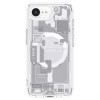 Funda Spigen Ultra Hybrid Mag MagSafe para Apple iPhone 17e / 16e, Zero One, blanca