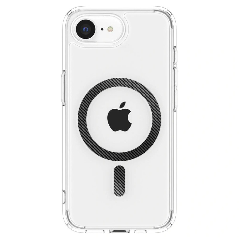 Funda Spigen Ultra Hybrid Mag MagSafe para Apple iPhone 17e / 16e, fibra de carbono