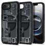 Funda Spigen Ultra Hybrid Mag MagSafe para Apple iPhone 17e / 16e, Zero One negra