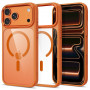 Funda Tech-Protect Magmat MagSafe CC para Apple iPhone 17 Pro / 18 Pro, naranja cósmico / transparente