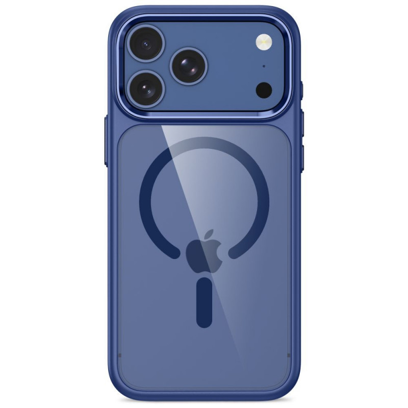 Funda Tech-Protect Magmat MagSafe CC para Apple iPhone 17 Pro / 18 Pro, Deep Blue / transparente