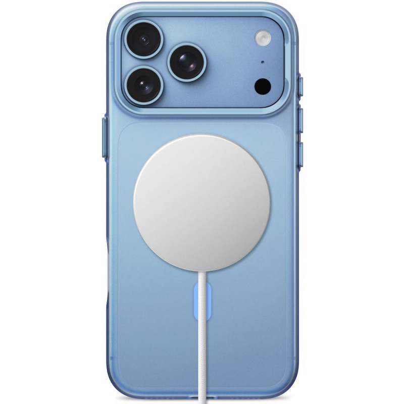 Funda MagSafe Tech-Protect MagZero para Apple iPhone 17 Pro Max / 18 Pro Max, azul claro mate
