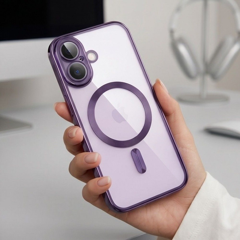 Funda MagSafe MagFlex Tech-Protect para Apple iPhone 17, lavanda brillante