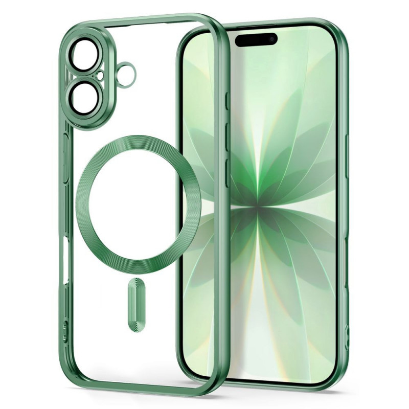 Funda MagSafe Tech-Protect MagFlex para Apple iPhone 17, verde salvia mate
