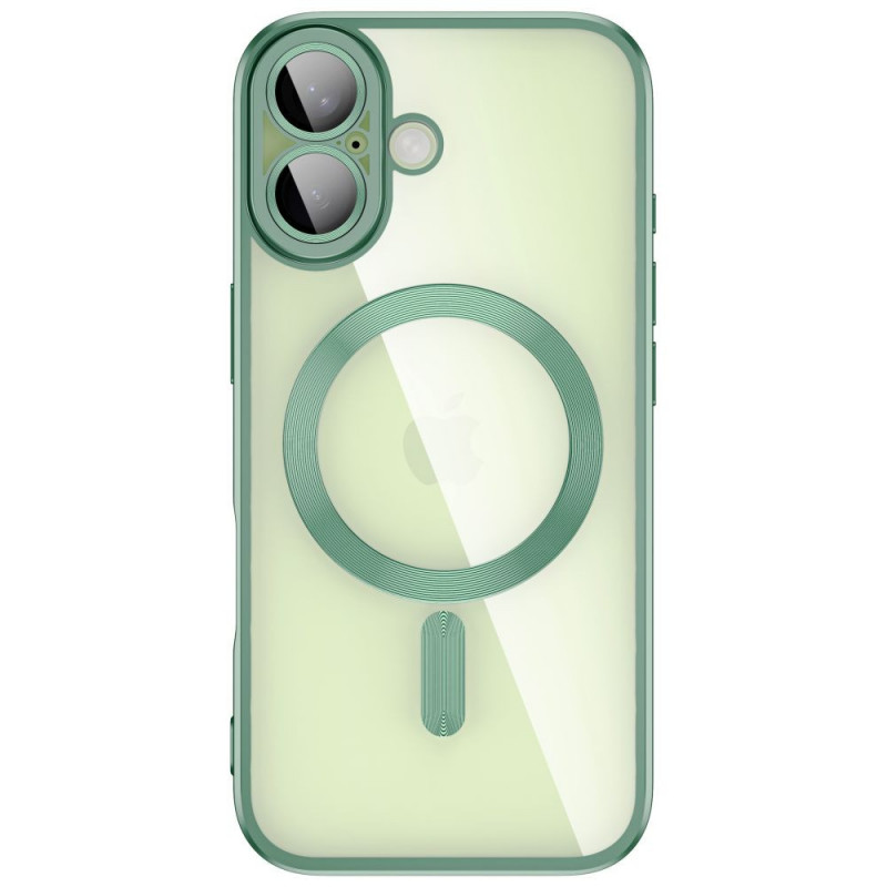 Funda MagSafe Tech-Protect MagFlex para Apple iPhone 17, verde salvia mate