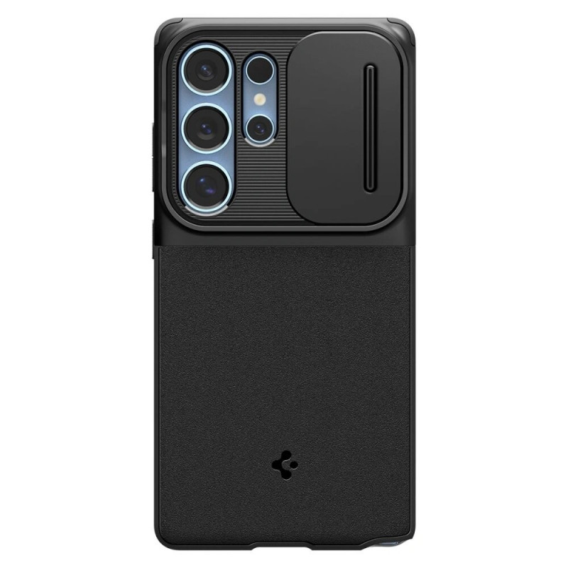 Funda Spigen Optik Armor para Samsung Galaxy S25 Ultra, negra