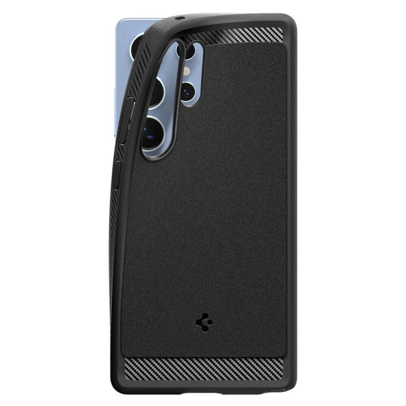 Funda Spigen Rugged Armor Mag MagSafe para Samsung Galaxy S25 Ultra, negro mate