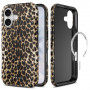 Funda Tech-Protect Lamano MagSafe para Apple iPhone 17, Exotic Touch, marrón y beige