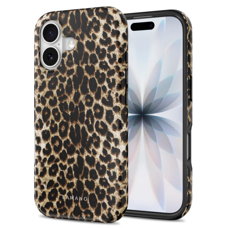 Funda Tech-Protect Lamano MagSafe para Apple iPhone 17, Exotic Touch, marrón y beige