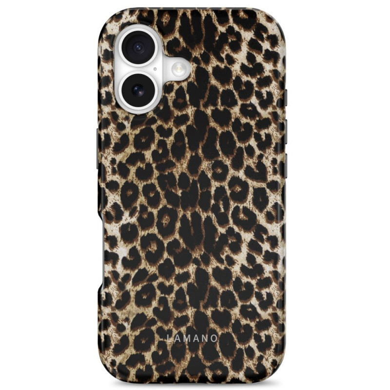 Funda Tech-Protect Lamano MagSafe para Apple iPhone 17, Exotic Touch, marrón y beige
