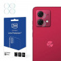 Protección de lente 3MK para Motorola Moto G84 5G (4 uds.)
