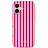 Funda Tech-Protect Lamano MagSafe para Apple iPhone 17, Candy Crush, roja y rosa