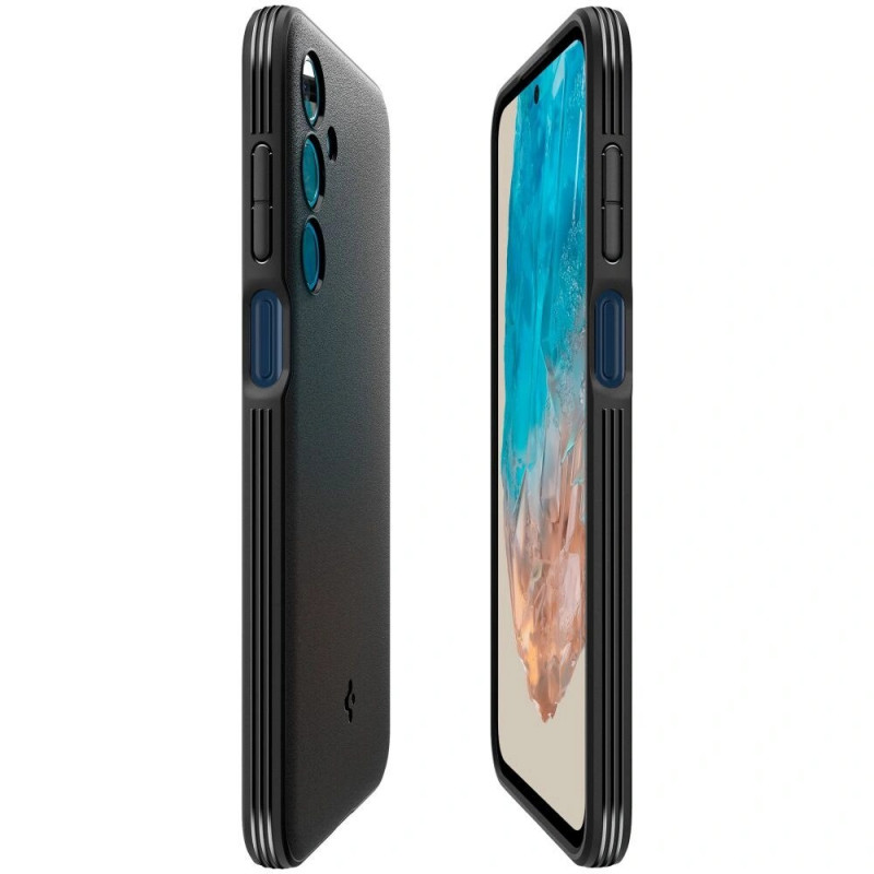Funda Spigen Essential SandBlast para Samsung Galaxy M35 5G, negro mate