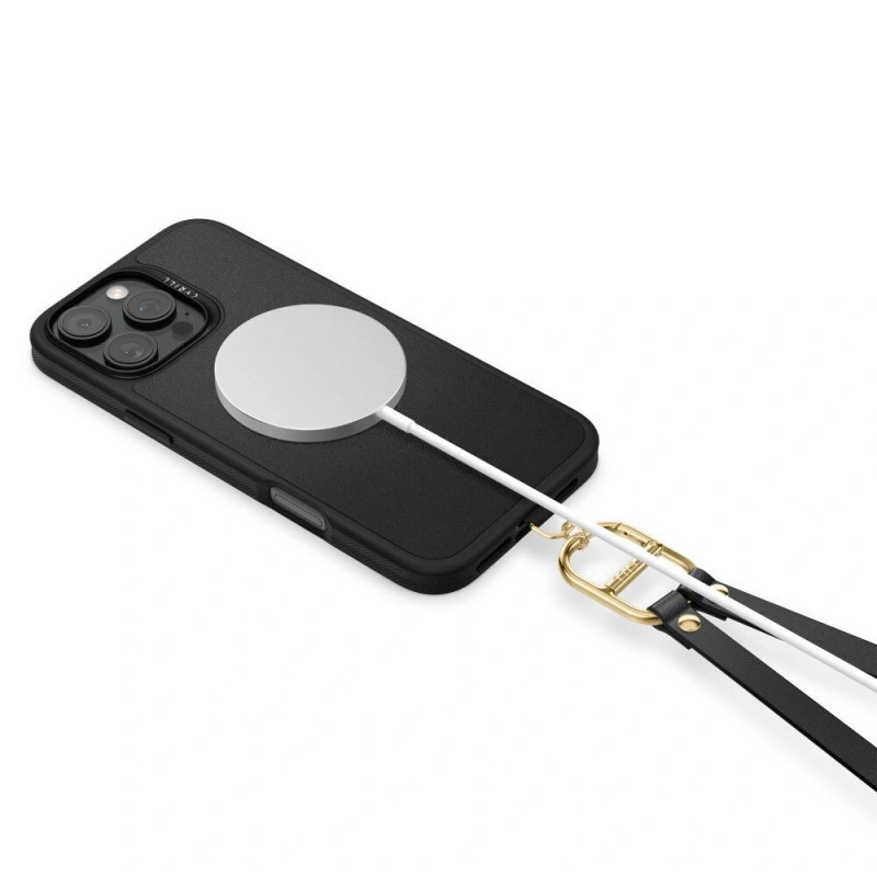 Funda MagSafe Spigen Cyrill Kajuk Classic Charm Mag para Apple iPhone 16 Pro Max, negra